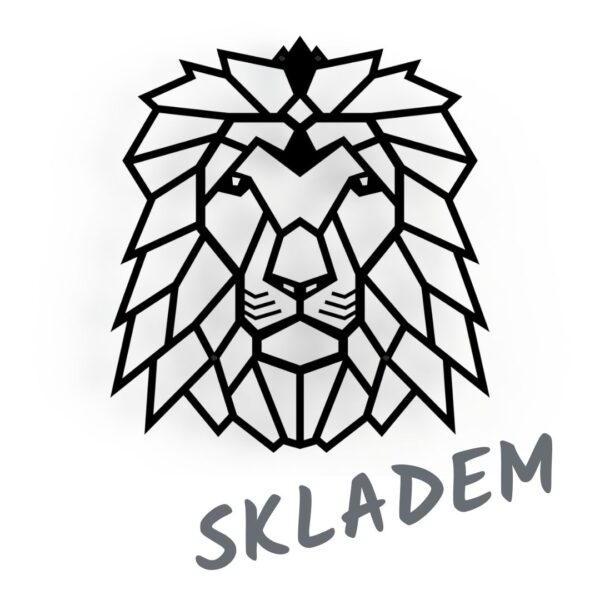 dekorace do bytu lev hlava na zeď skladem